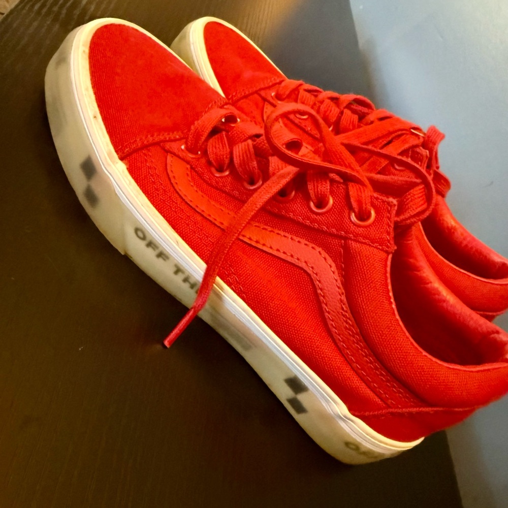 Vans Skool’ Otw Foxing Translucent Red Sneakers